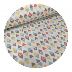 Tissu Coton Triangle...